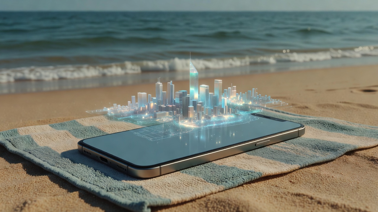 Smartphone Virtual City Simulation